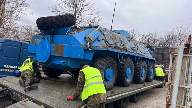 Bulgarian APCs headed to Ukraine